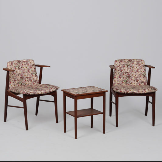 Teak armchair by Hans Olsen for Bramin Møbler